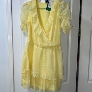 Yellow summer dress